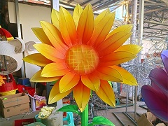 彩灯花灯向日葵造型灯