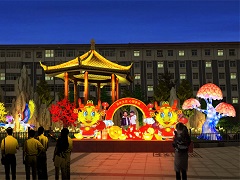 甘肃省隆德县春节彩灯花灯及节日灯光亮化设计方案