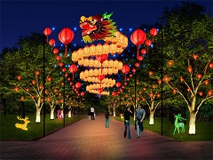 河北省张家口市春节彩灯花灯及节日灯光设计方案