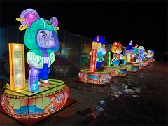 十二生肖彩灯花灯灯组